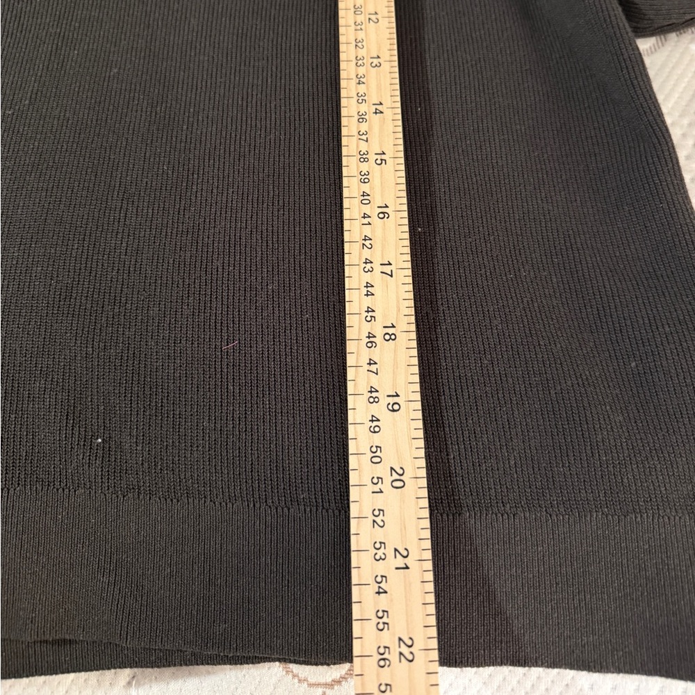 Parker Cargo Sleeve V Neck Sweater Deep Olive Khaki  Large Utility Military - Picture 8 of 10